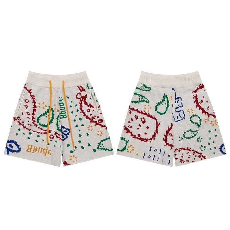 New - RHUDE Paisley Shorts