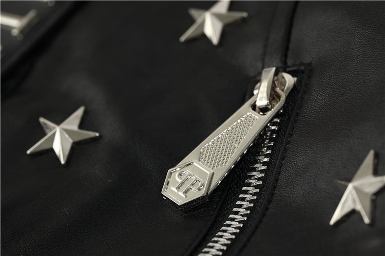 NEW-PP Leather Jacket