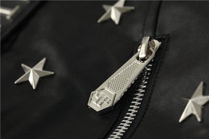 NEW-PP Leather Jacket