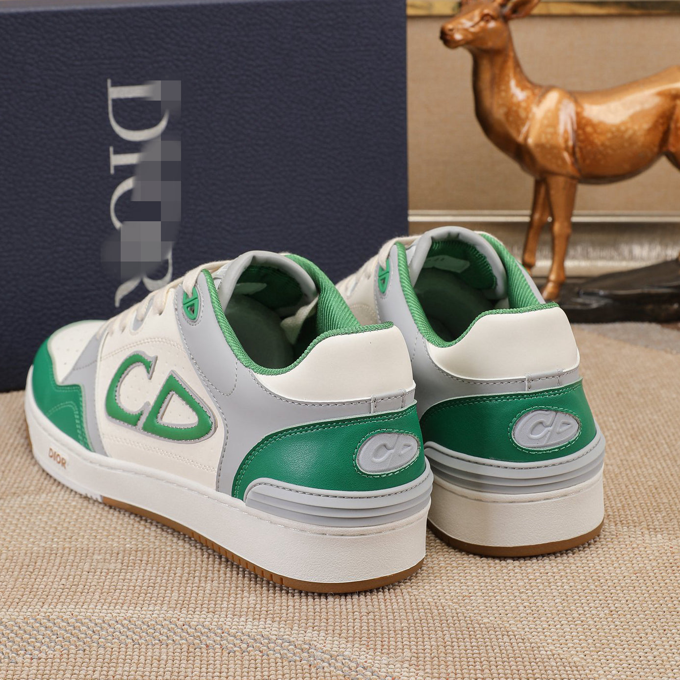 D**R Luxury Leather Casual Sneakers | Designer Unisex Shoes