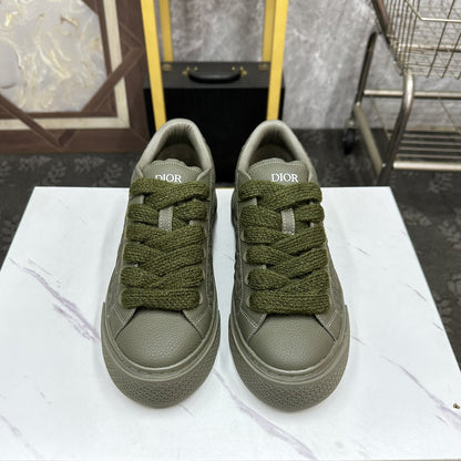 D**R Luxury Leather Casual Sneakers | Designer Unisex Shoes