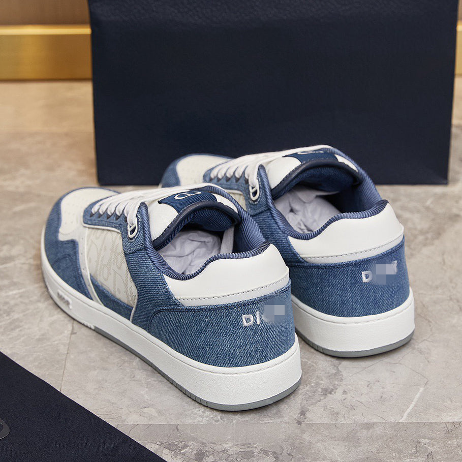 D**R Luxury Leather Casual Sneakers | Designer Unisex Shoes