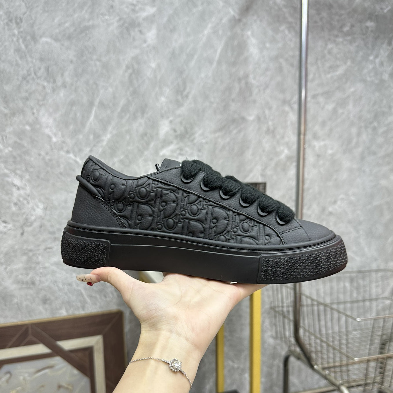 D**R Luxury Leather Casual Sneakers | Designer Unisex Shoes