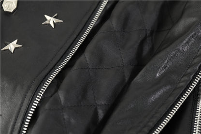 NEW-PP Leather Jacket