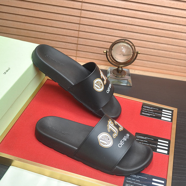 New-OFF Leather slippers