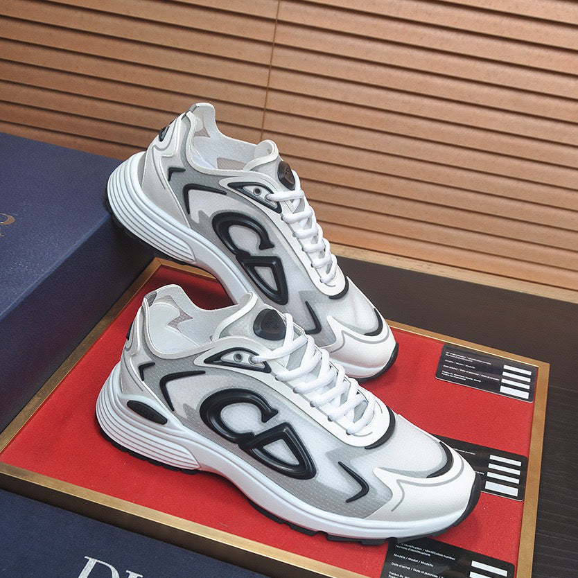D**R Luxury Leather Casual Sneakers | Designer Unisex Shoes
