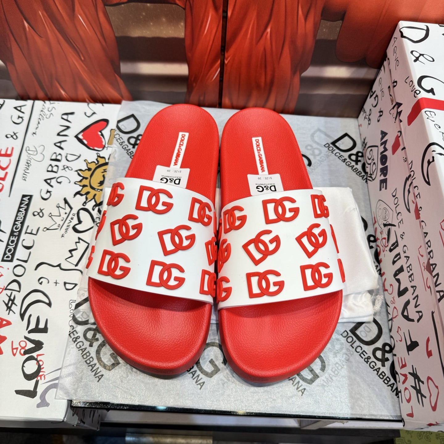 D*G 2026 Premium Leather Casual Slippers - Designer Men's Slides in 4 Styles