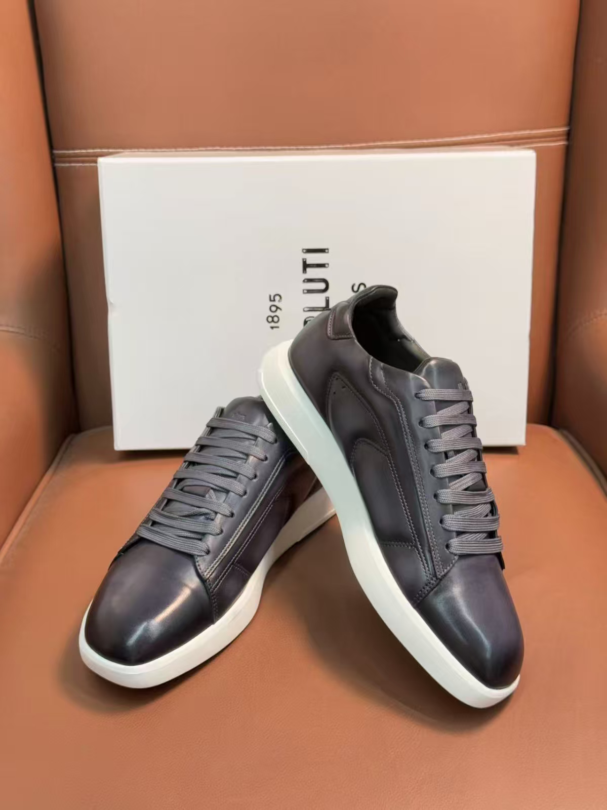 BER**TI Luxury Leather Shoes