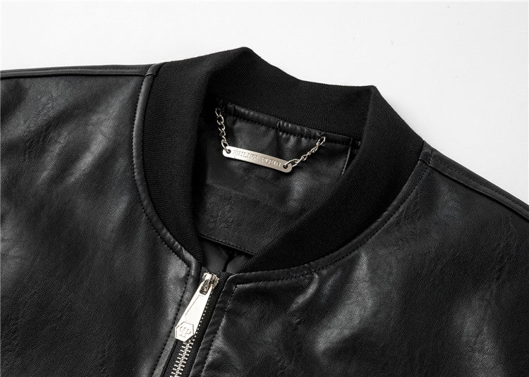 NEW-PP Leather Jacket