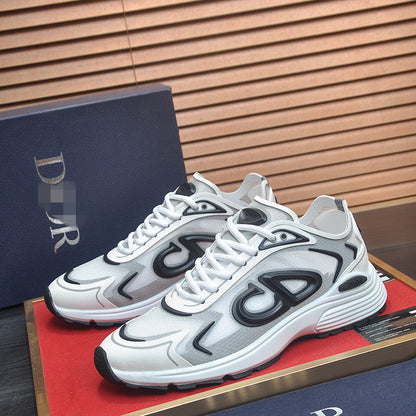 D**R Luxury Leather Casual Sneakers | Designer Unisex Shoes