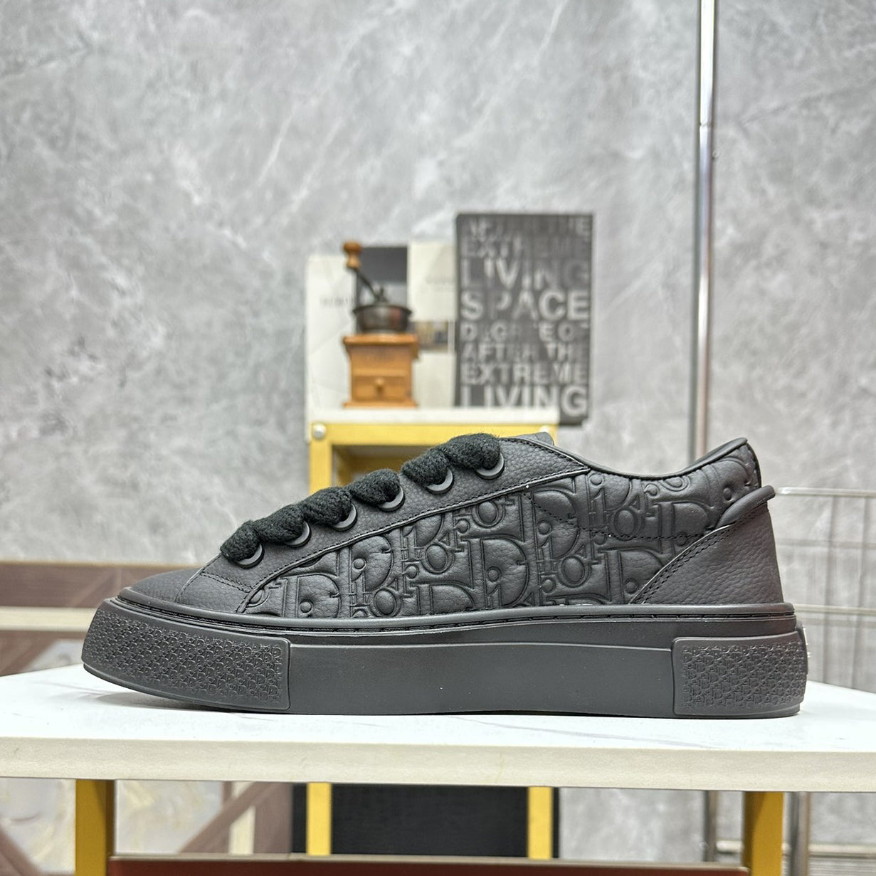 D**R Luxury Leather Casual Sneakers | Designer Unisex Shoes