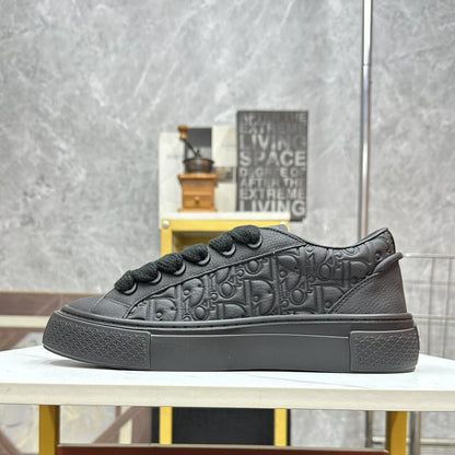 D**R Luxury Leather Casual Sneakers | Designer Unisex Shoes