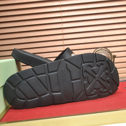 New-OFF Leather slippers