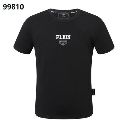 P**P Men's Art Gallery Logo Emblem T-Shirt | Black White