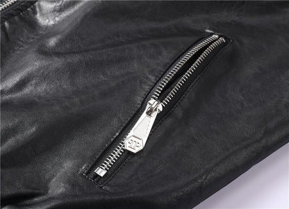 NEW-PP Leather Jacket