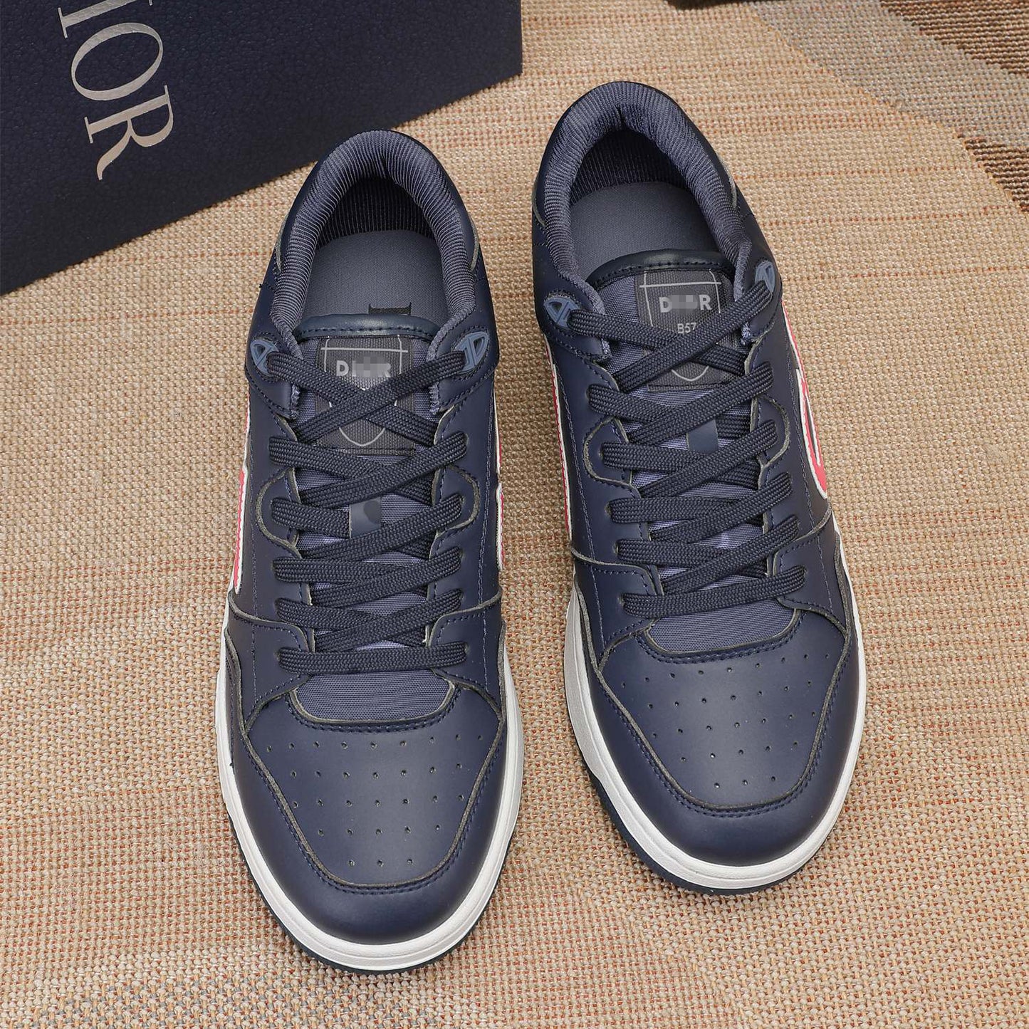D**R Luxury Leather Casual Sneakers | Designer Unisex Shoes