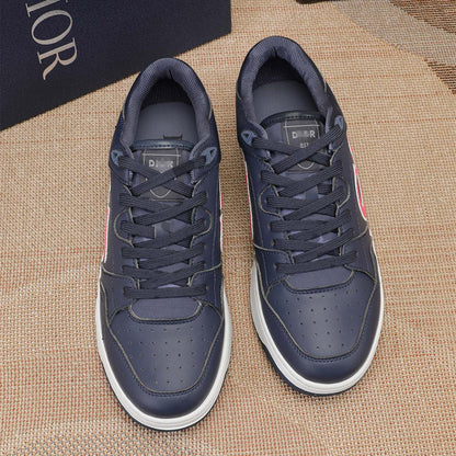 D**R Luxury Leather Casual Sneakers | Designer Unisex Shoes