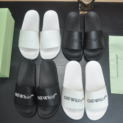 New-OFF Leather slippers