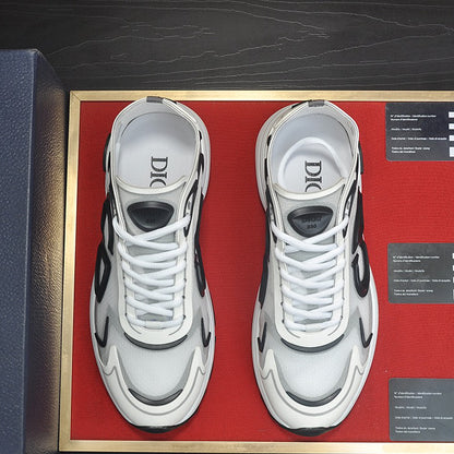 D**R Luxury Leather Casual Sneakers | Designer Unisex Shoes