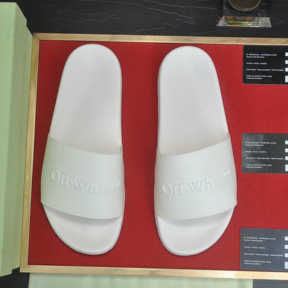 New-OFF Leather slippers