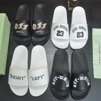 New-OFF Leather slippers