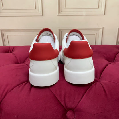 D*G 2026 Luxury Genuine Leather Casual Sneakers - Italian Designer Unisex Shoes