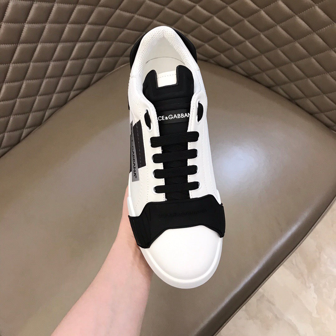 D*G 2026 Luxury Genuine Leather Casual Sneakers - Italian Designer Unisex Shoes