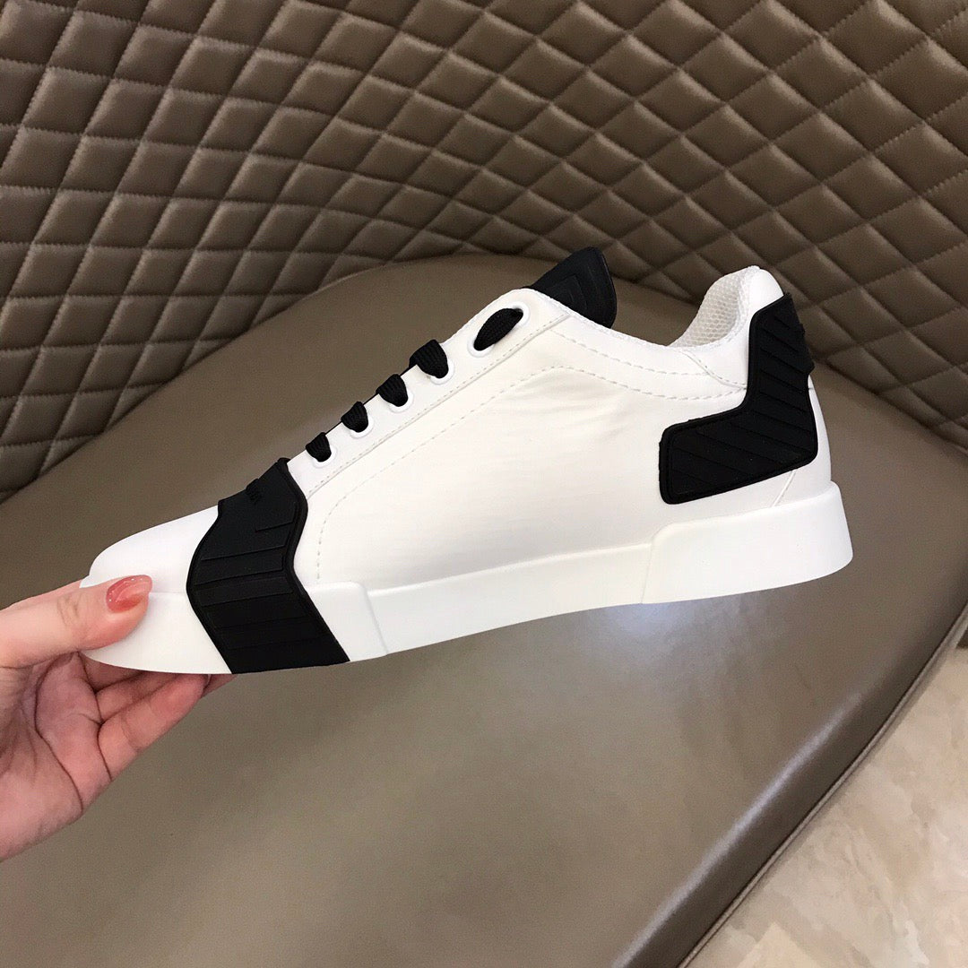 D*G 2026 Luxury Genuine Leather Casual Sneakers - Italian Designer Unisex Shoes