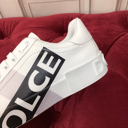 D*G 2026 Premium Leather Casual Sneakers - Designer Unisex Shoes in 2 Colors