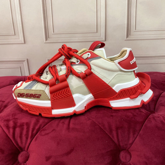 D*G 2026 Premium Leather Casual Sneakers - Designer Unisex Shoes in 4 Colors
