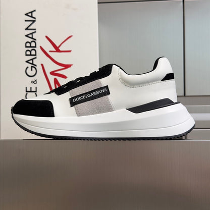 D*G 2026 Premium Leather Casual Sneakers - Designer Unisex Shoes in 3 Colors