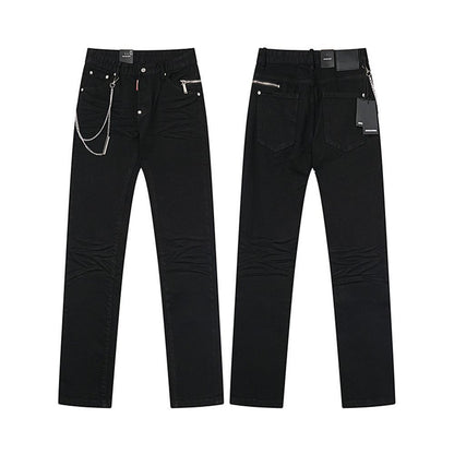 NEW-D2 Retro ripped jeans