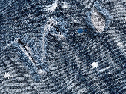 NEW-D2 Retro ripped jeans