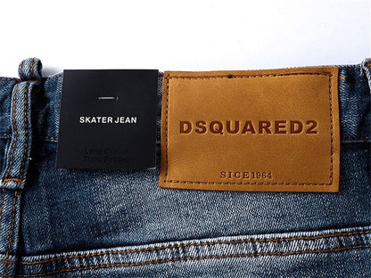 NEW-D2 Retro ripped jeans