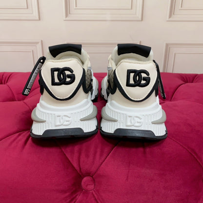 D*G 2026 Luxury Genuine Leather Casual Sneakers - Italian Designer Unisex Shoes