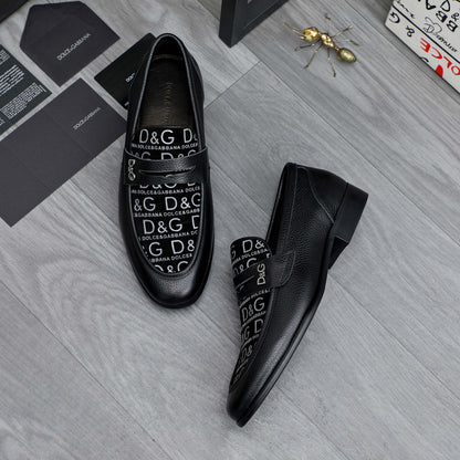 D*G 2026 Luxury Genuine Leather Casual Sneakers - Italian Designer Unisex Shoes