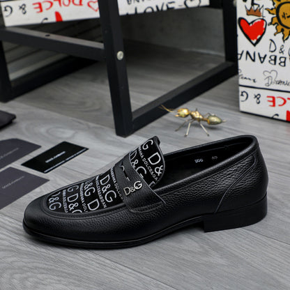 D*G 2026 Luxury Genuine Leather Casual Sneakers - Italian Designer Unisex Shoes