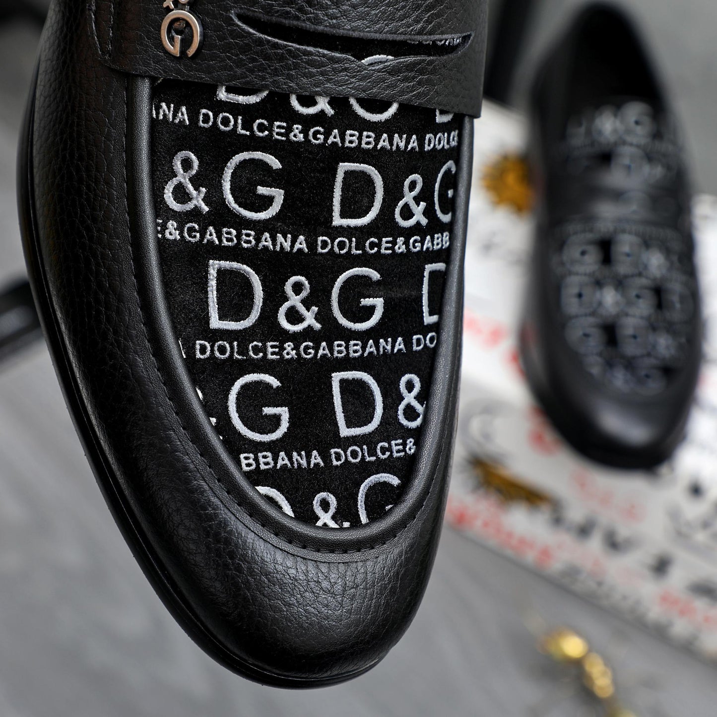 D*G 2026 Luxury Genuine Leather Casual Sneakers - Italian Designer Unisex Shoes