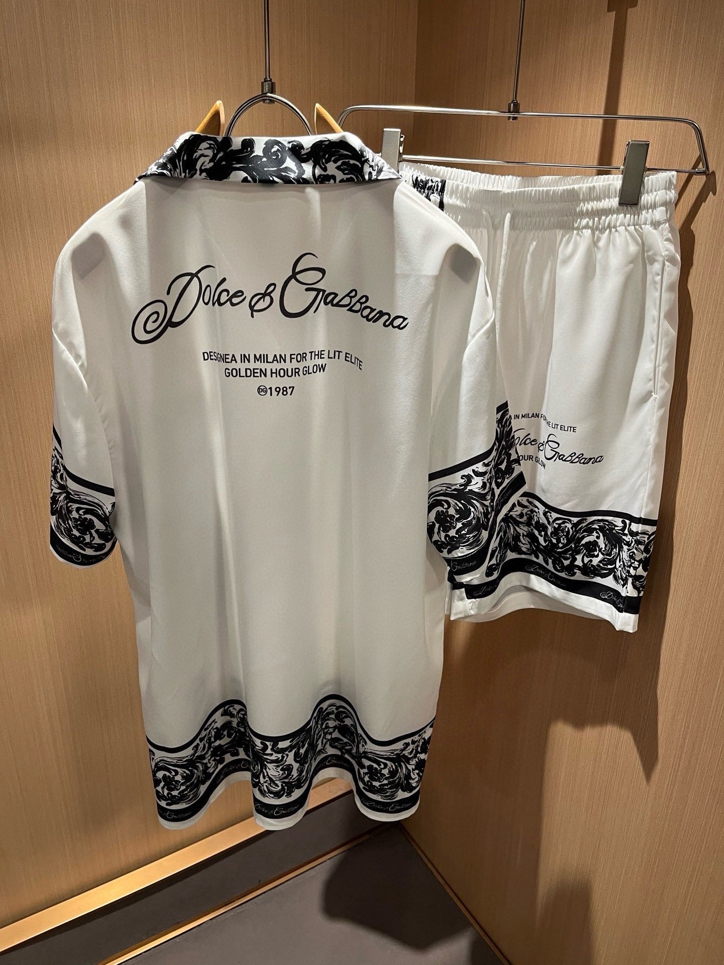 NEW-D*G T-shirt Shorts Set
