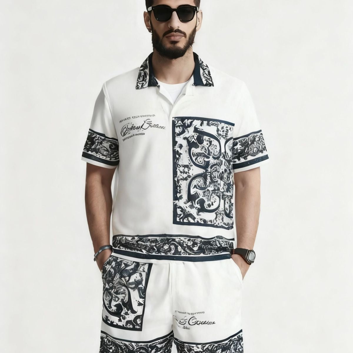 NEW-D*G T-shirt Shorts Set
