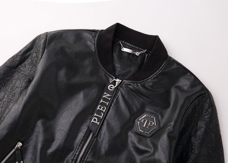 NEW-PP Leather Jacket