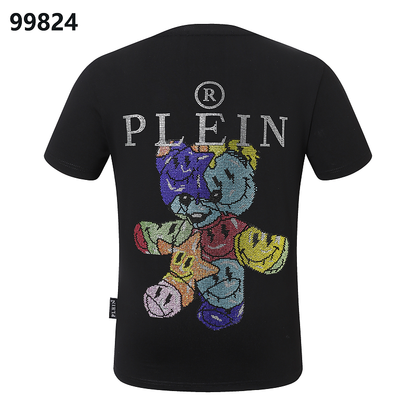 P**P Men's Members Club Logo Emblem T-Shirt | Black White