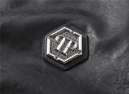 NEW-PP Leather Jacket