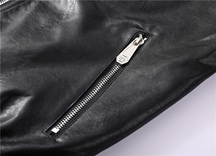 NEW-PP Leather Jacket